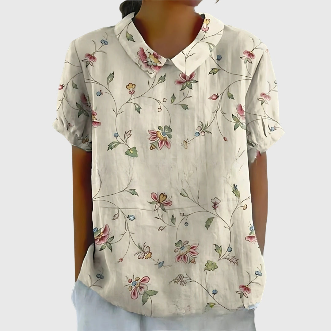 Lily | Blumenbluse