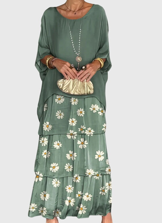 Annie | Langes und fließendes elegantes Kleid