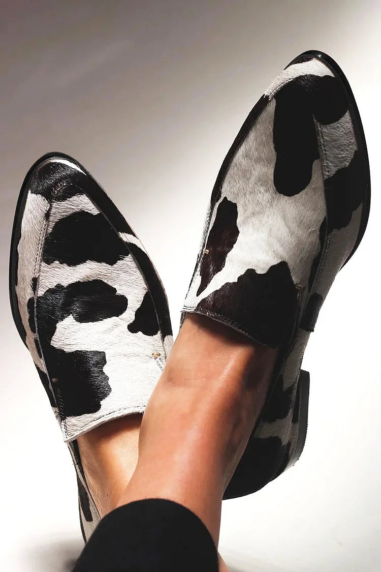 Becca | Slip-On con stampa mucca