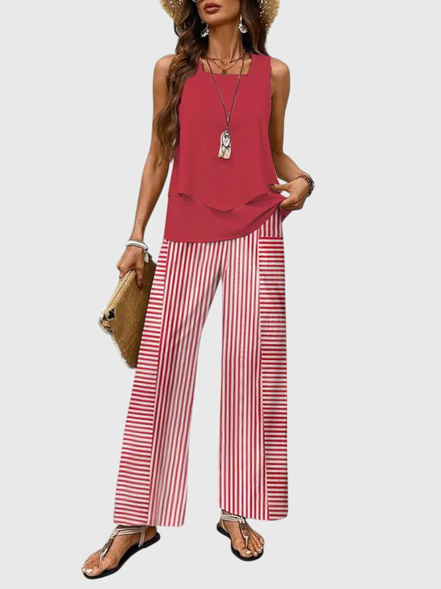 Lily | Conjunto veraniego elegante de 2 piezas