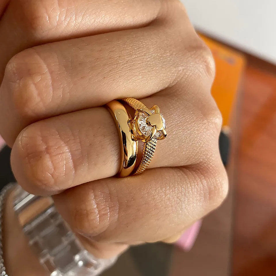 Clara | Anillo de Oro de 18 quilates