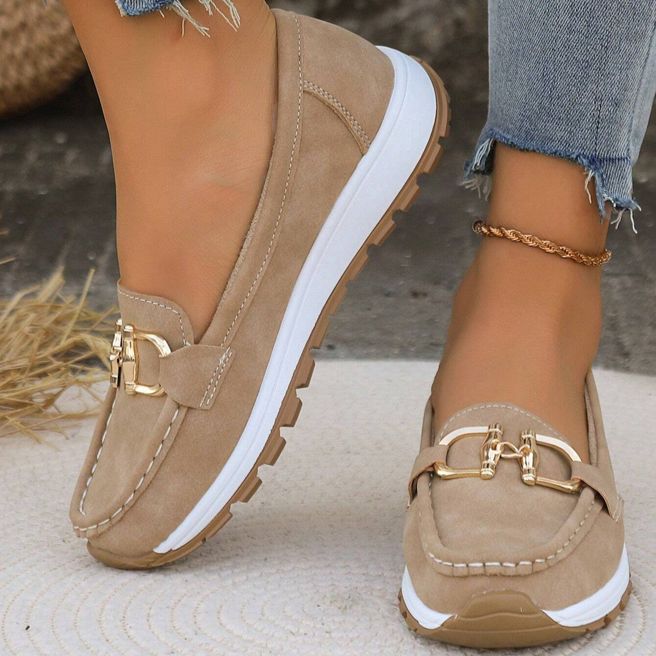 Elly - Mocassins élégants à boucle