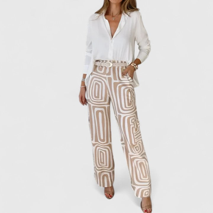 Lily | Conjunto Elegante de Dos Piezas (Incluye un Cinturón Gratis)