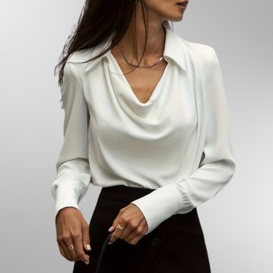 Lily | Chemisier élégant en satin
