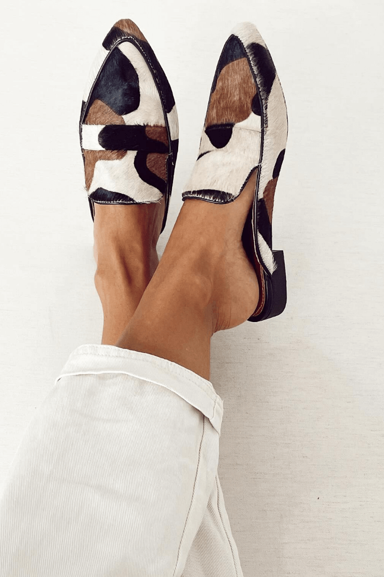 Britney | Mocassino con motivo astratto