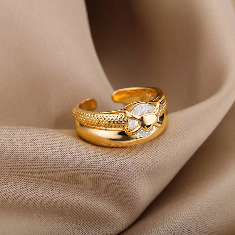 Clara | Anillo de Oro de 18 quilates