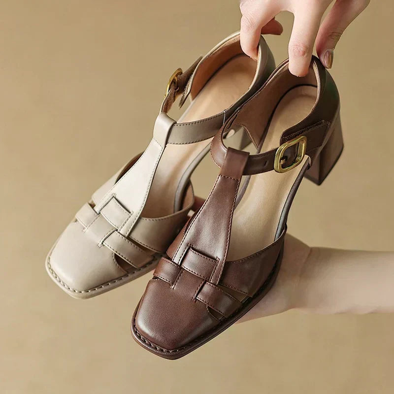 Lily | Square Toe Sandals