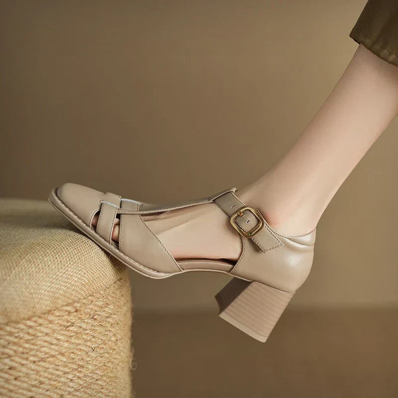 Lily | Sandali con Punta Quadrata