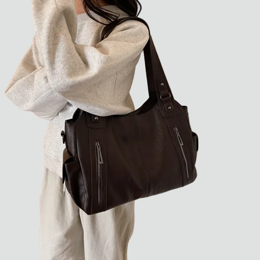 Bolso tote grande para mujer de cuero sintético