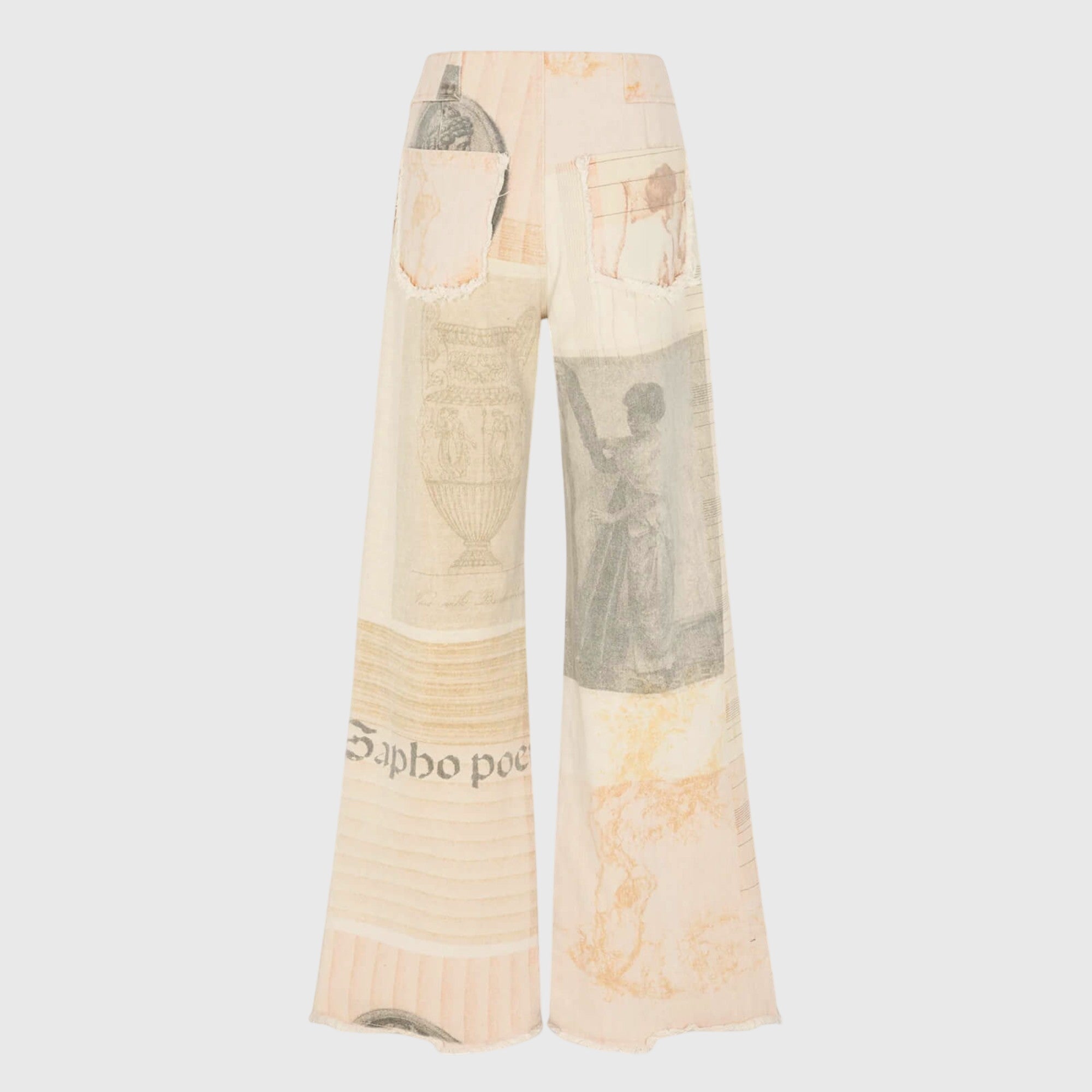 Pantalones de pierna ancha para mujer