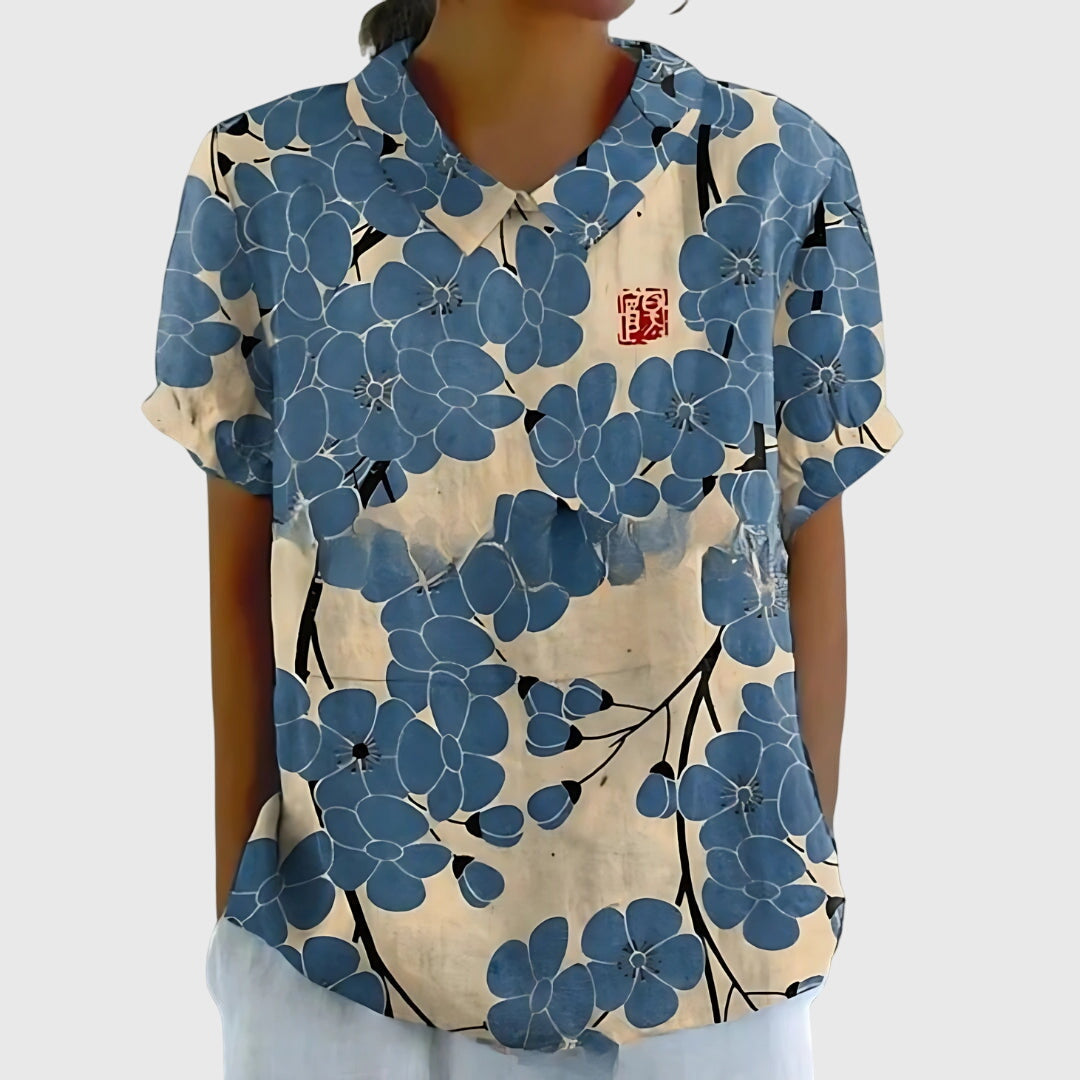 Lily | Blumenbluse