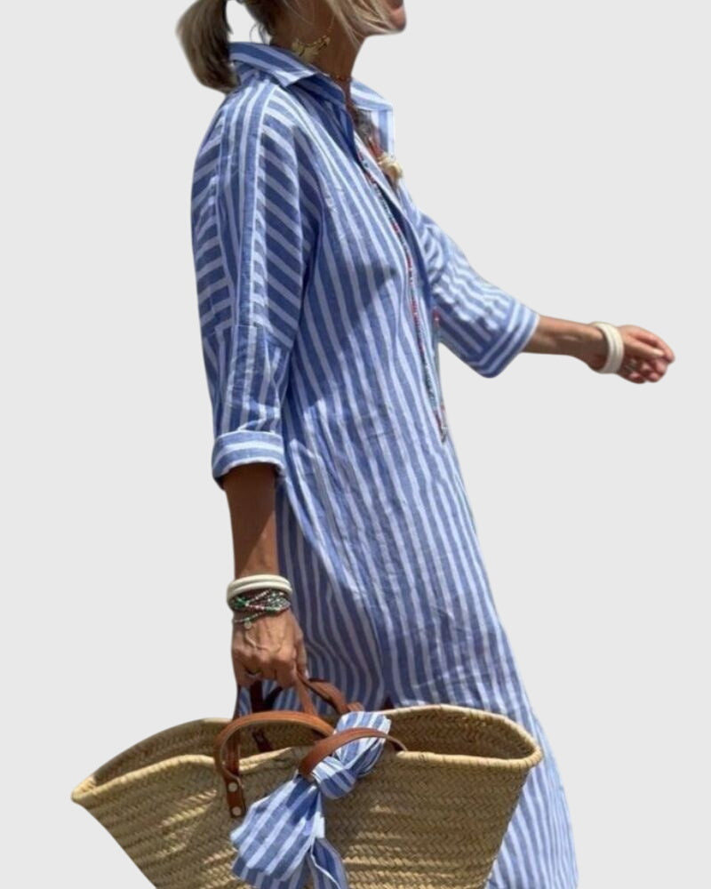 Lily | Classic Striped Dress