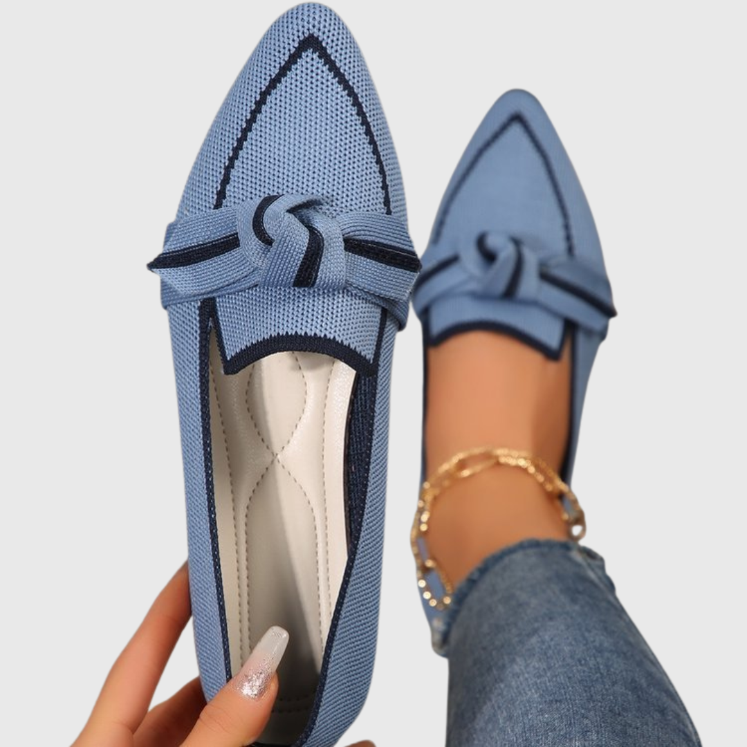 Milena | Verknotete Bequeme Halbschuhe