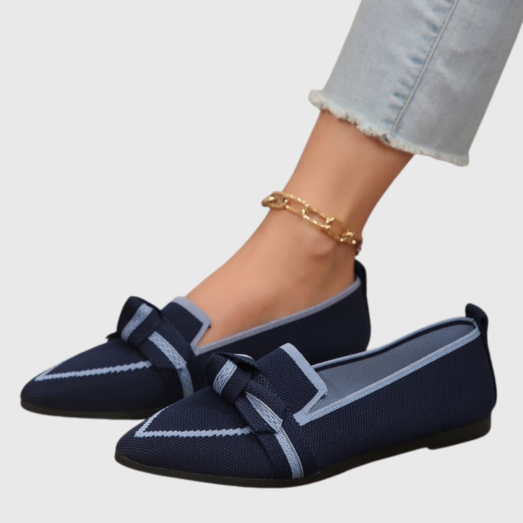 Milena | Verknotete Bequeme Halbschuhe
