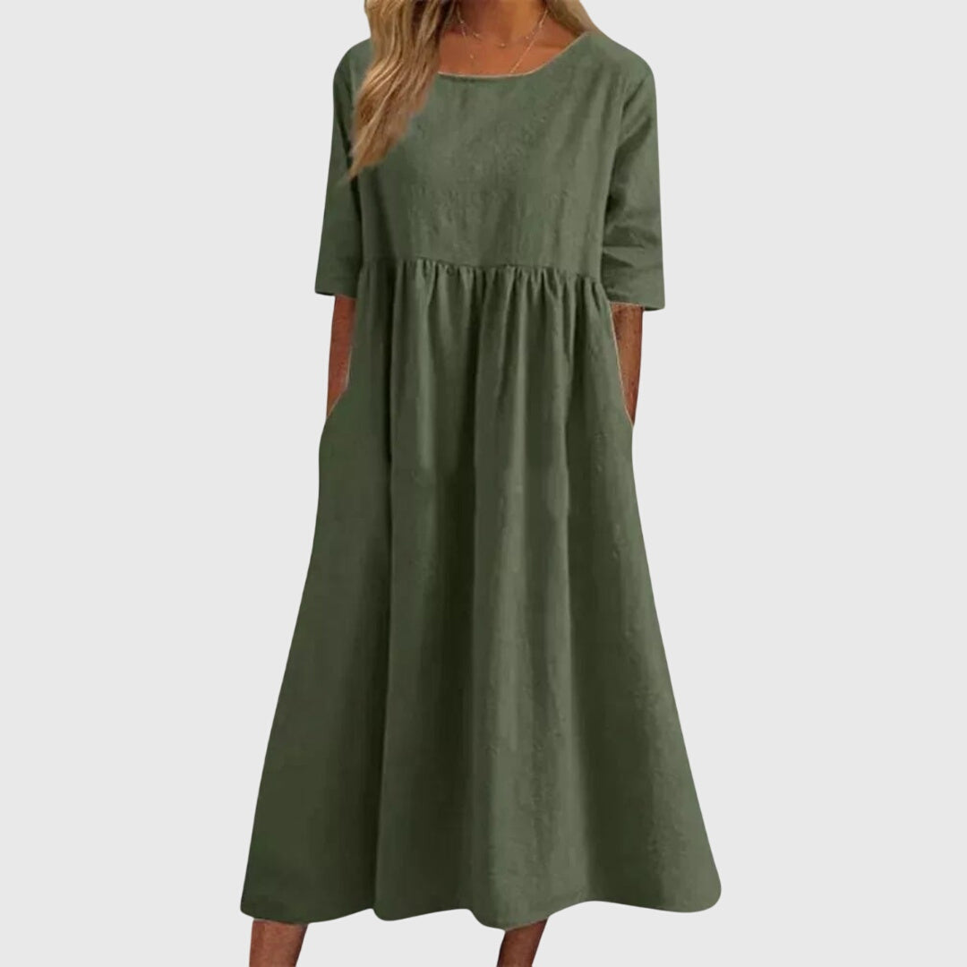 Lily | Elegant Short-Sleeved Dress