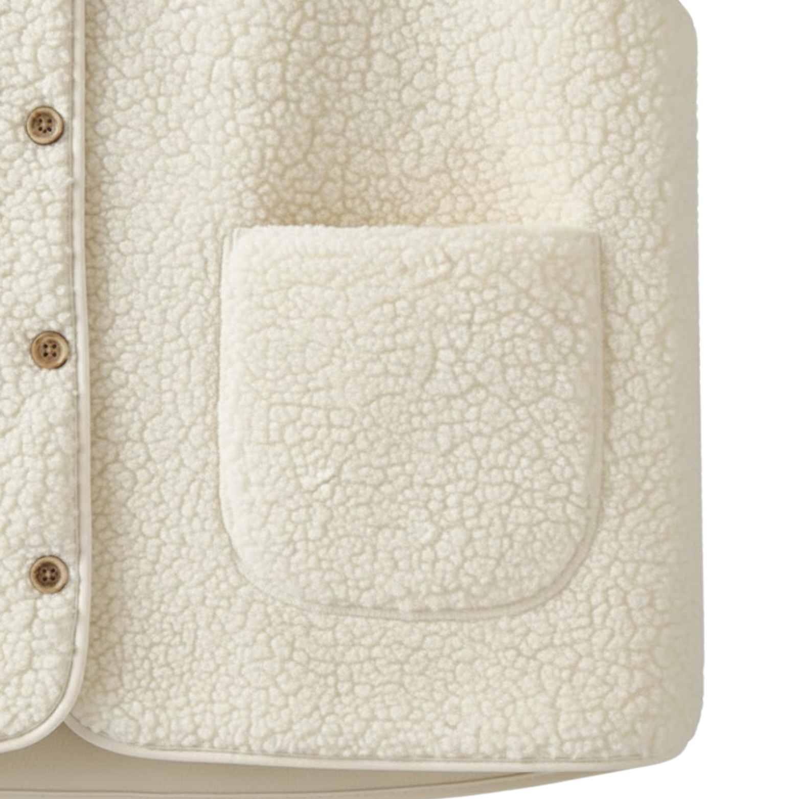 Women's Teddy Fleece Vest Sleeveless Collared Layering