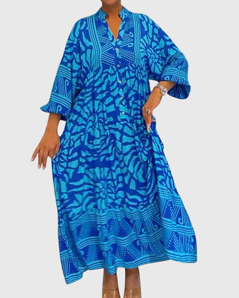 Lily | Maxi Dress With Elegant Print