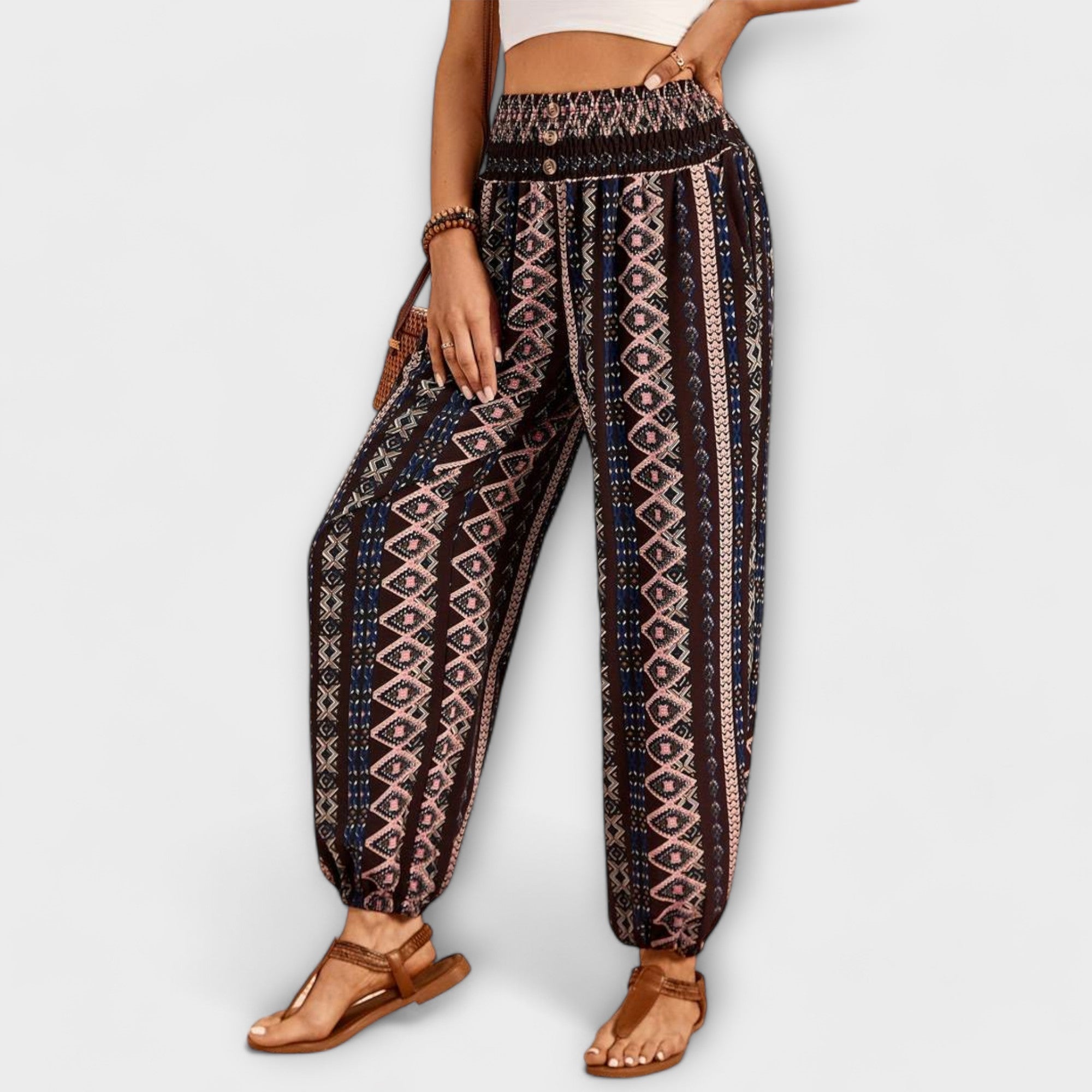 Pantalones de pierna ancha para mujer