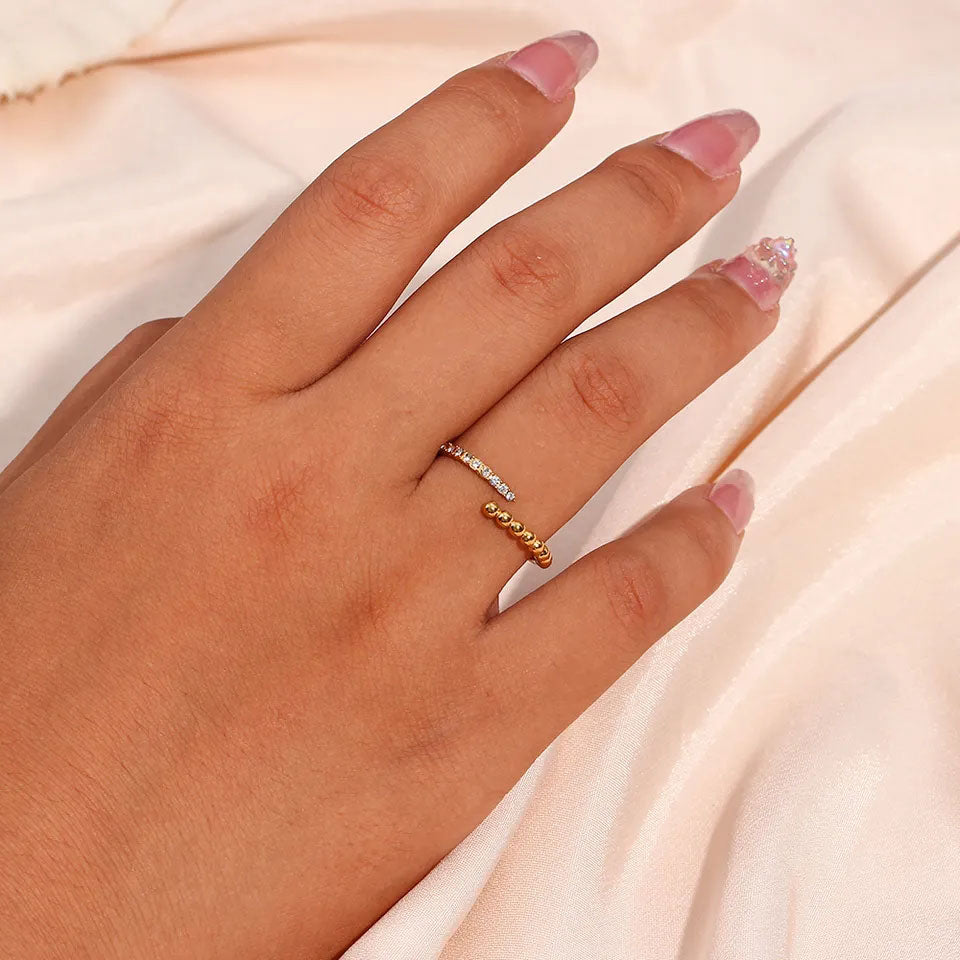Clara | Glanzring 18K Gold