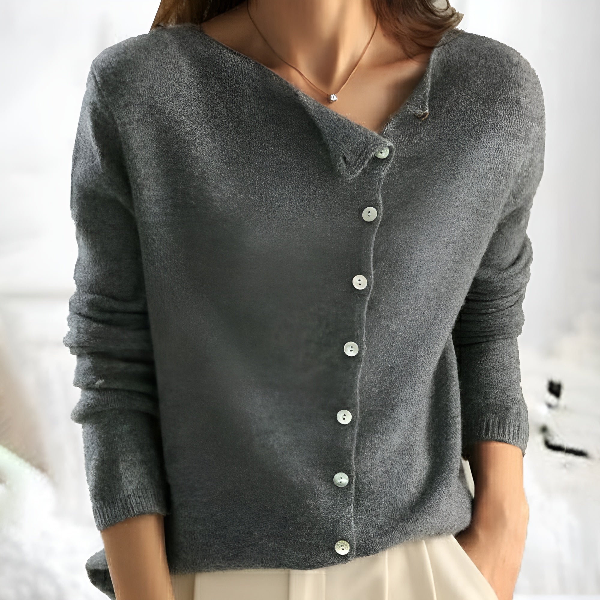 Sarah | Luxus-Strickjacke