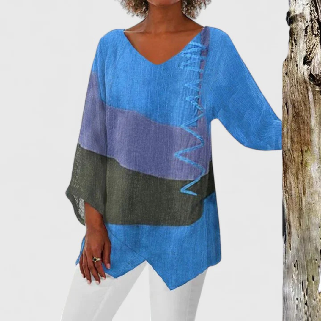 Lily | Elegante Tunika mit V-Ausschnitt