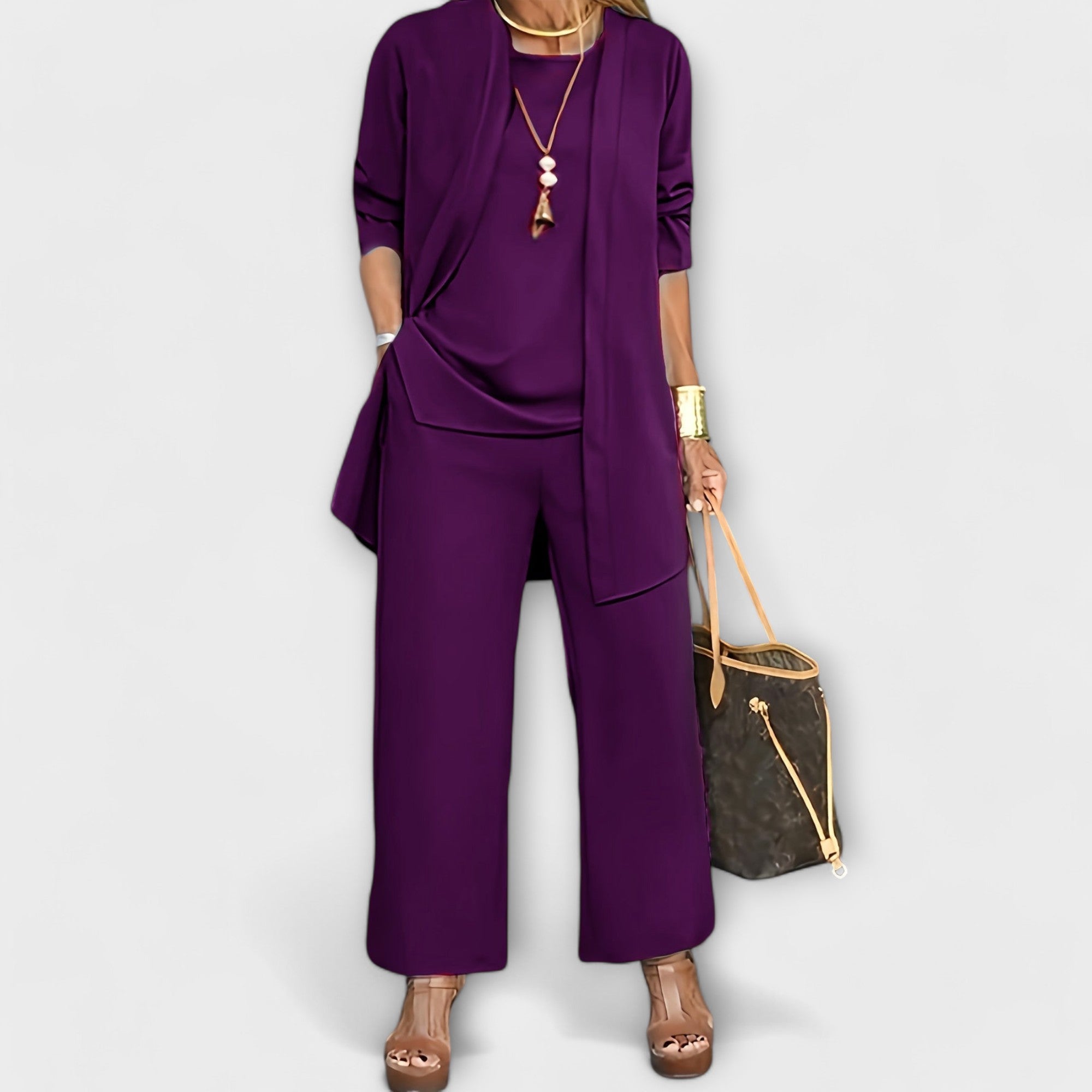 Annie | Conjunto Elegante de Tres Piezas