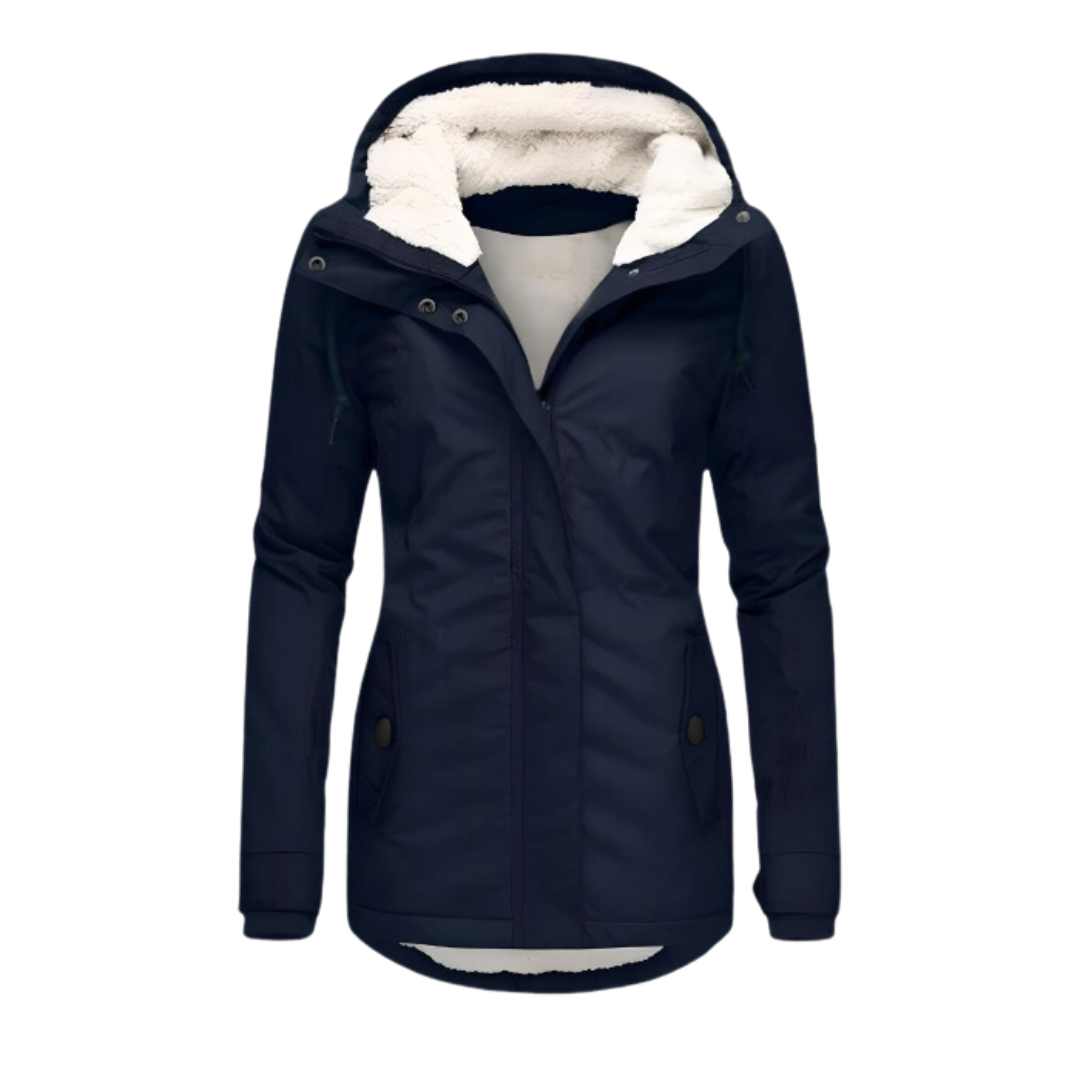 Parka para mujer para todo tipo de clima con capucha