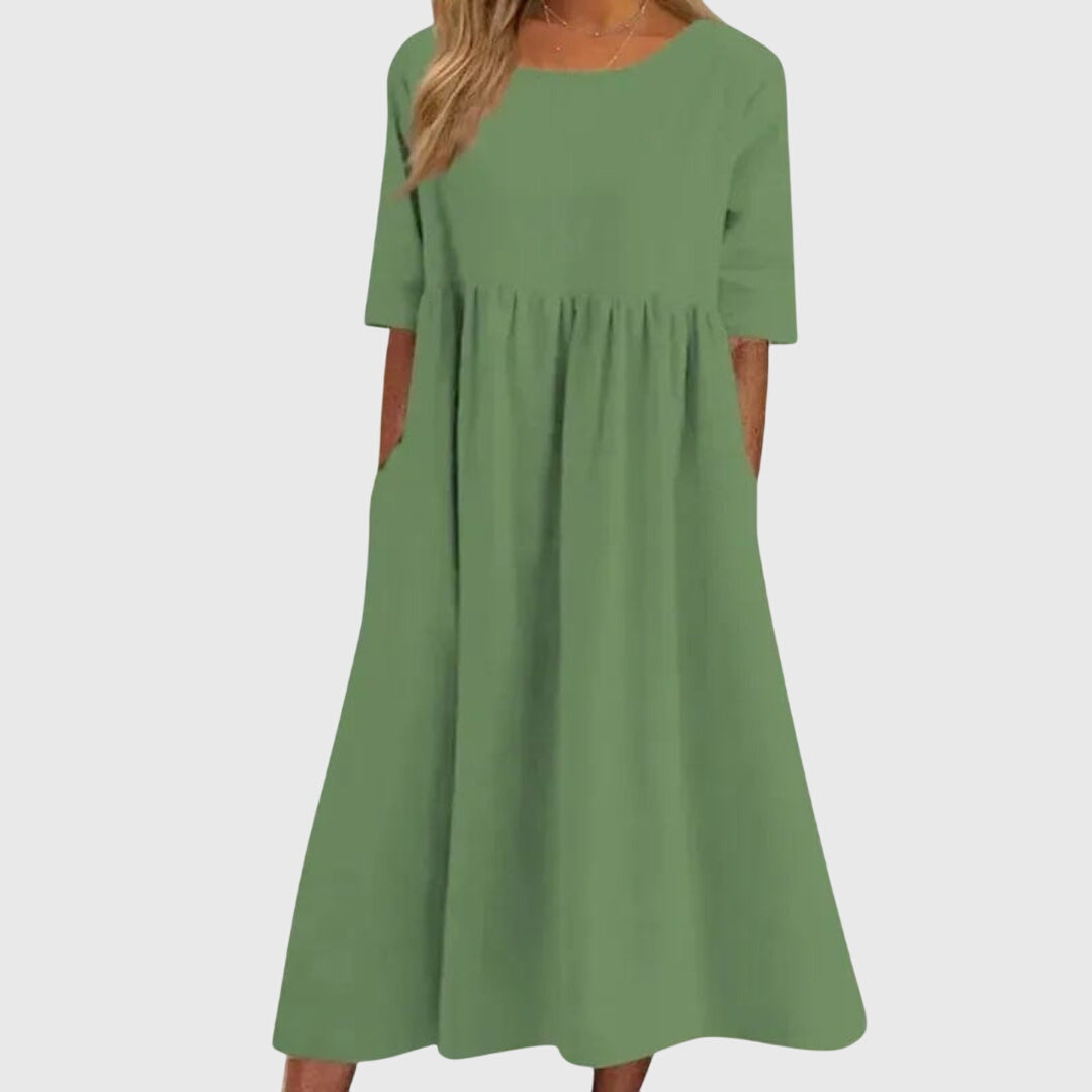 Lily | Elegant Short-Sleeved Dress