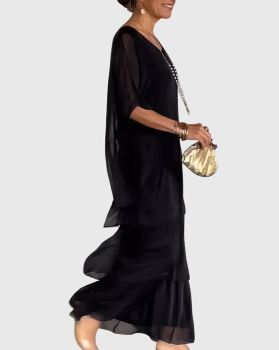 Annie | Langes und fließendes elegantes Kleid