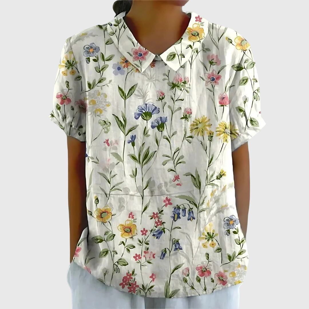 Lily | Blumenbluse