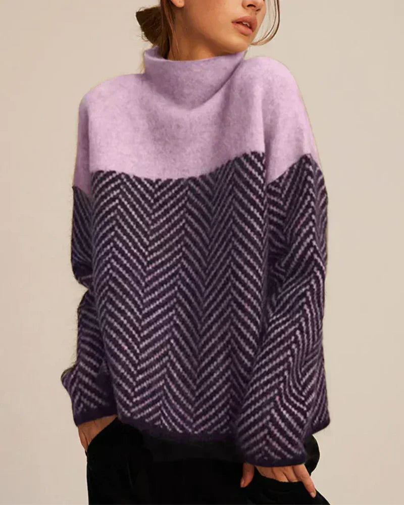 Norah | Pull à col roulé en coton