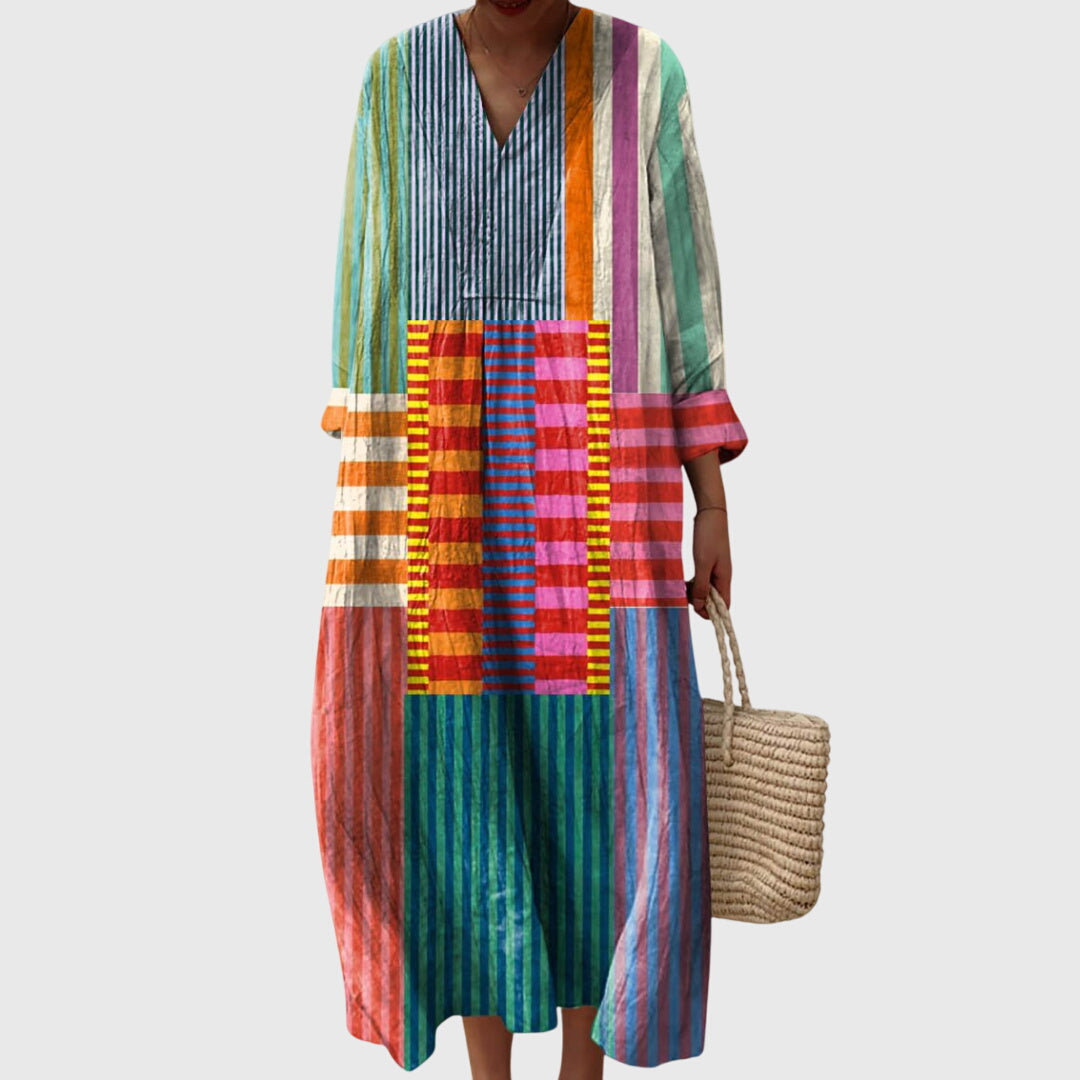 Lirio | Vestido geométrico.