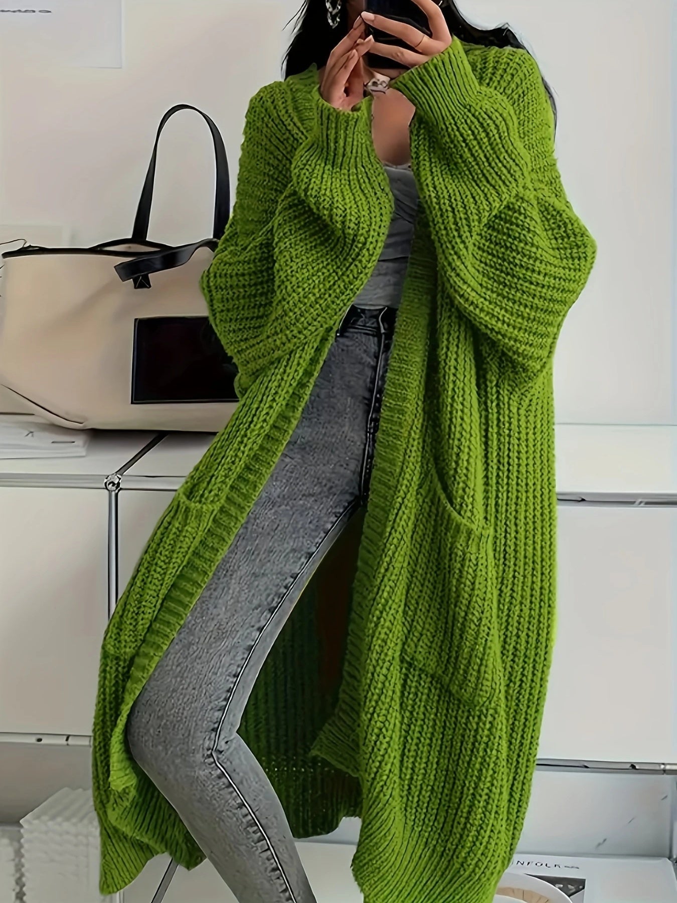Alice | Cardigan lungo confortevole e sicuro di sé