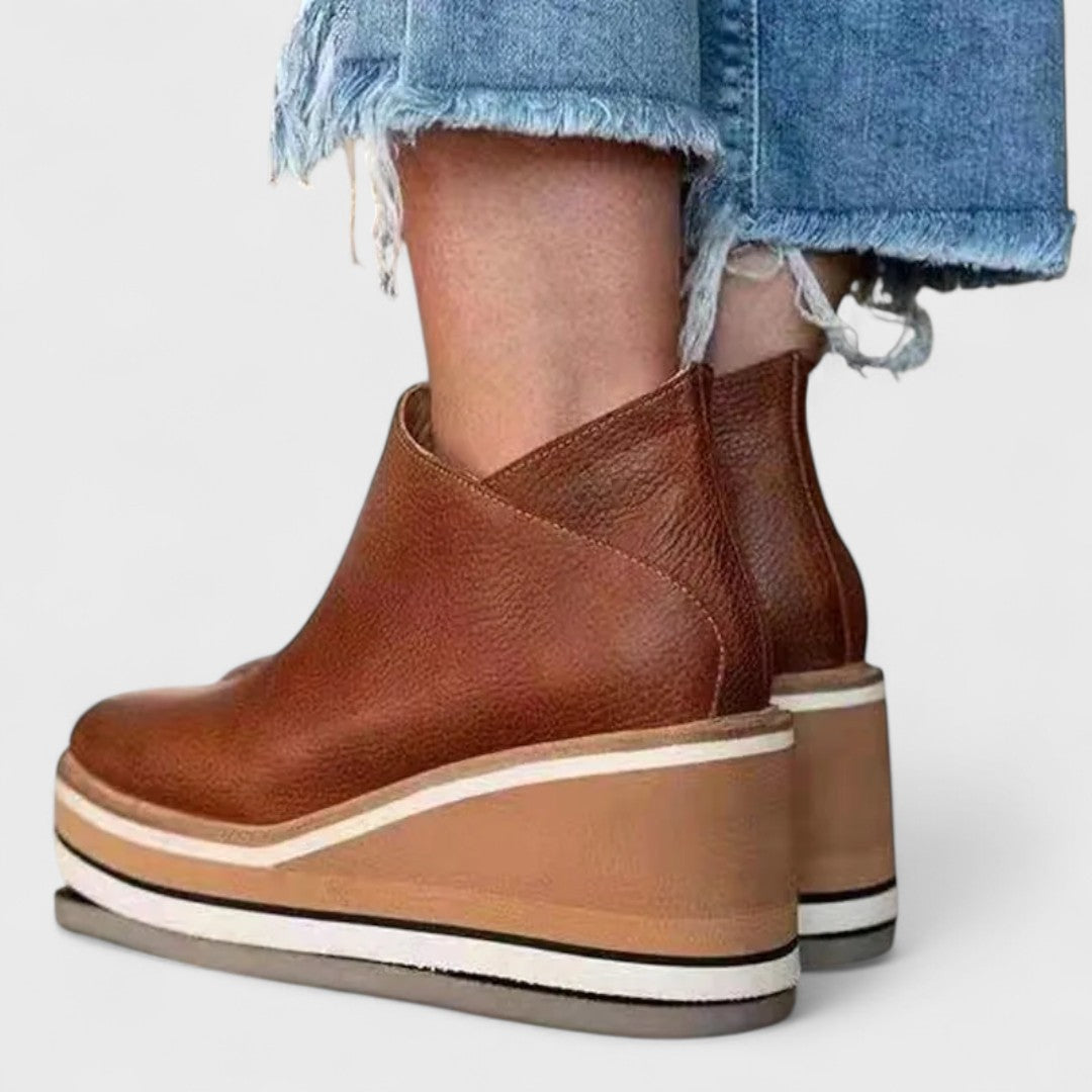 Zapatos impermeables sin cordones para mujer