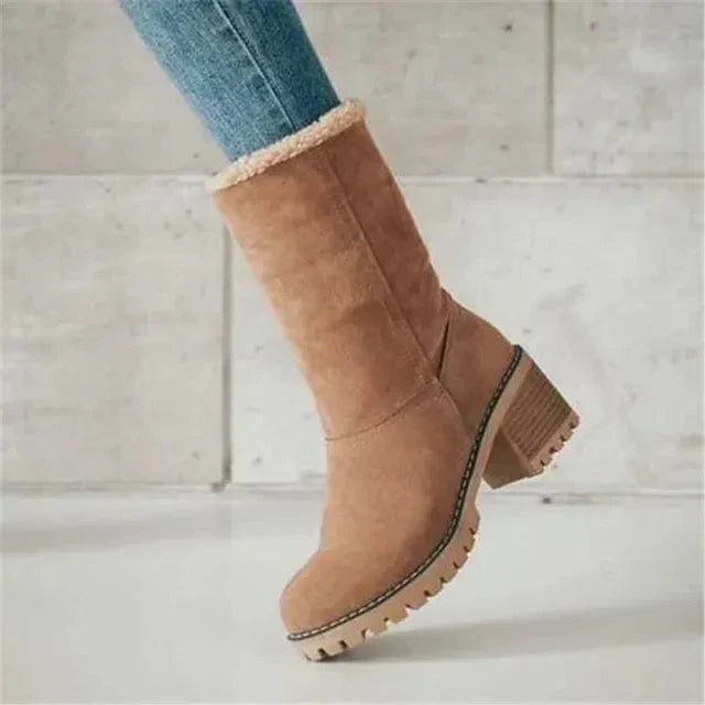 Ella | Botas de lana hasta media pantorrilla