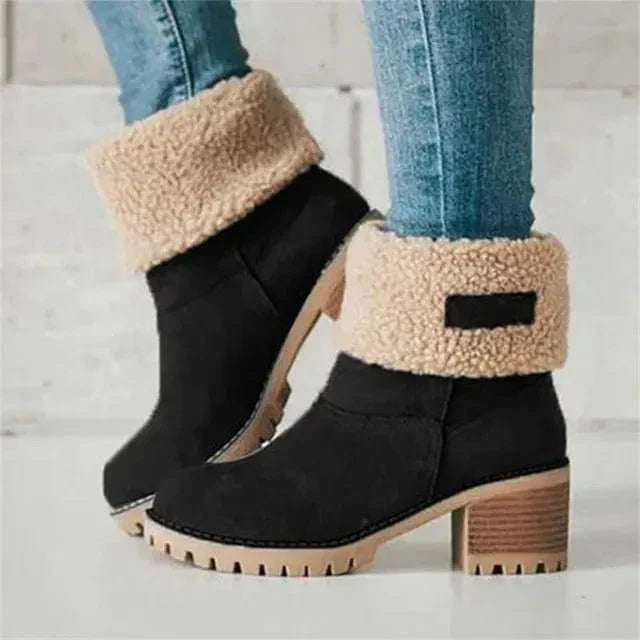 Ella | Botas de lana hasta media pantorrilla