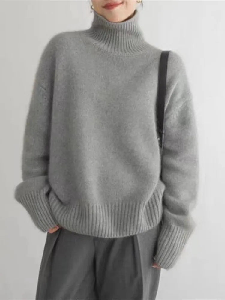 Amaya | Luxus Kaschmir Rollkragenpullover