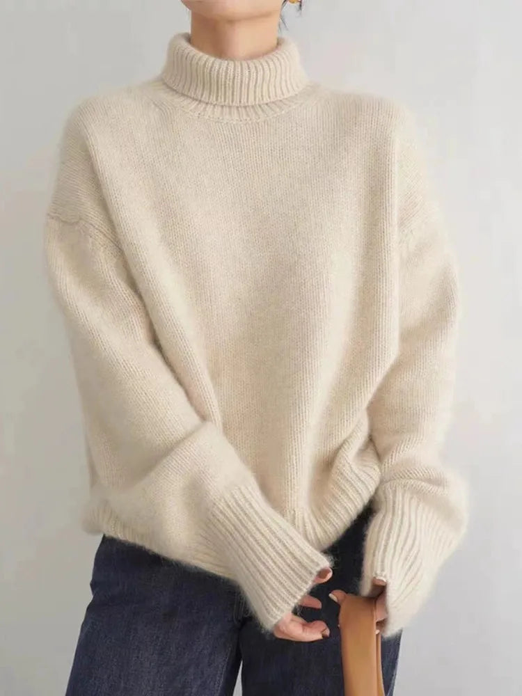 Amaya | Luxus Kaschmir Rollkragenpullover
