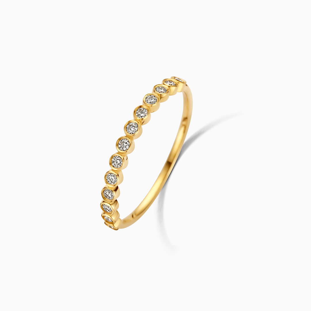 Clara | Diamantring 18 Karat Gold