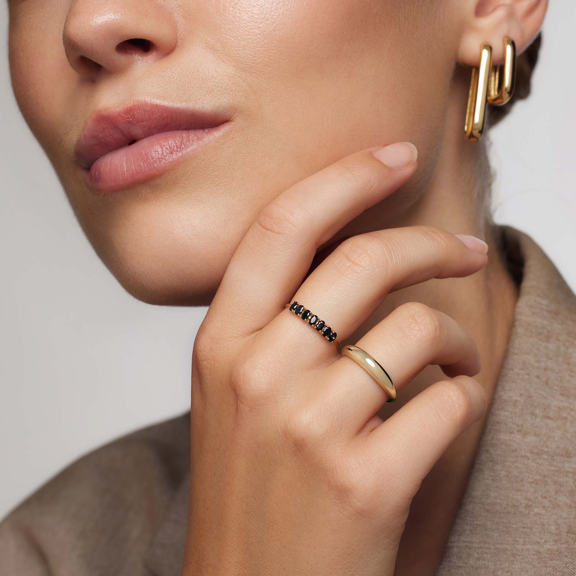 Clara | Massiver Ring 14 Karat Gold