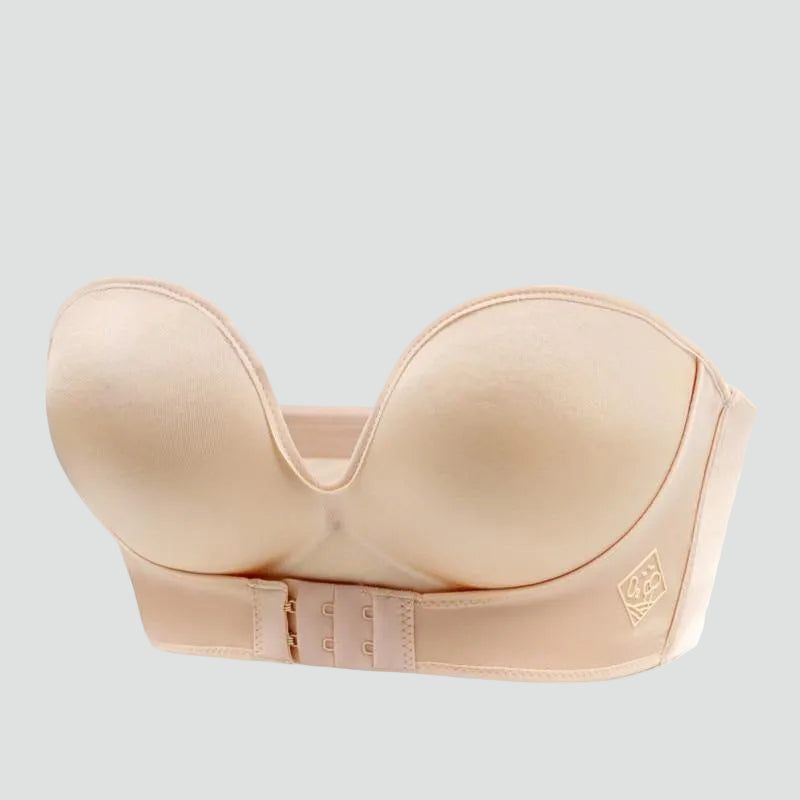 Sujetador push-up adhesivo sin tirantes para mujer, ideal para vestidos