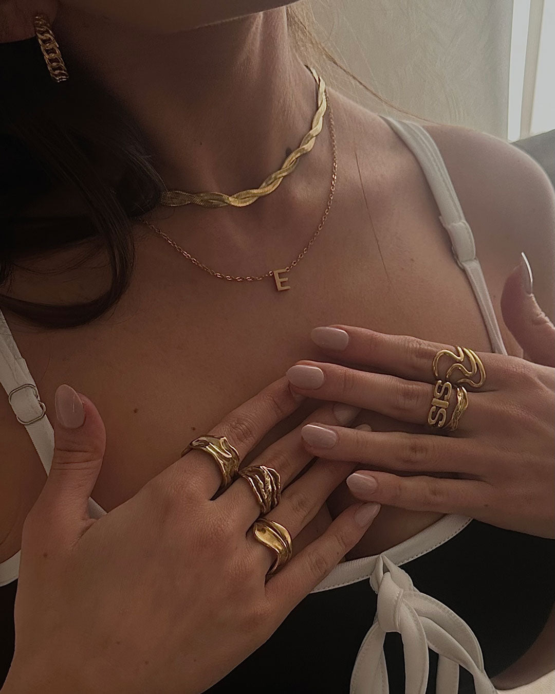 Clara | Großer Ring 18 Karat Gold