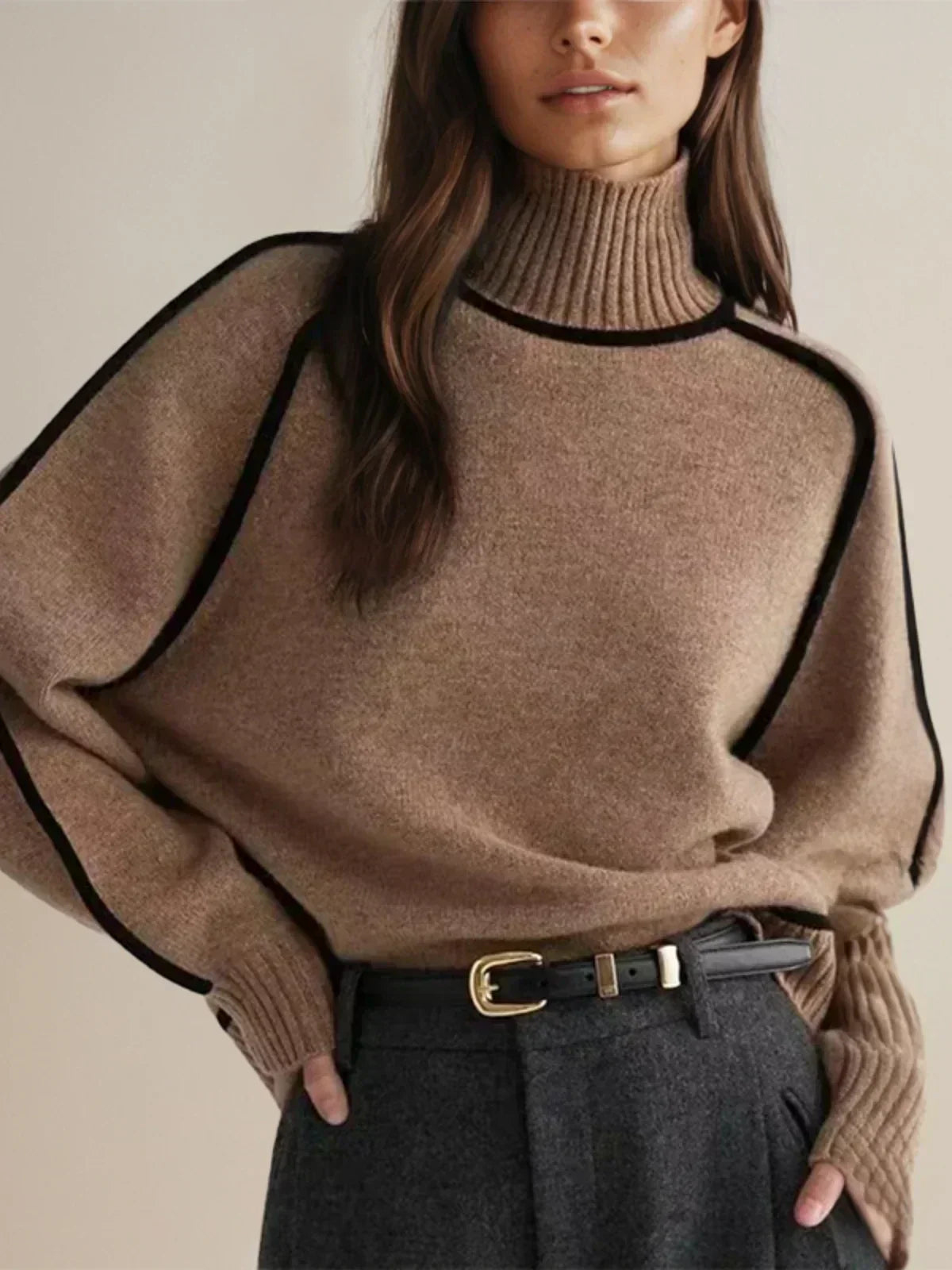 Donna | Elegantní rolákový svetr