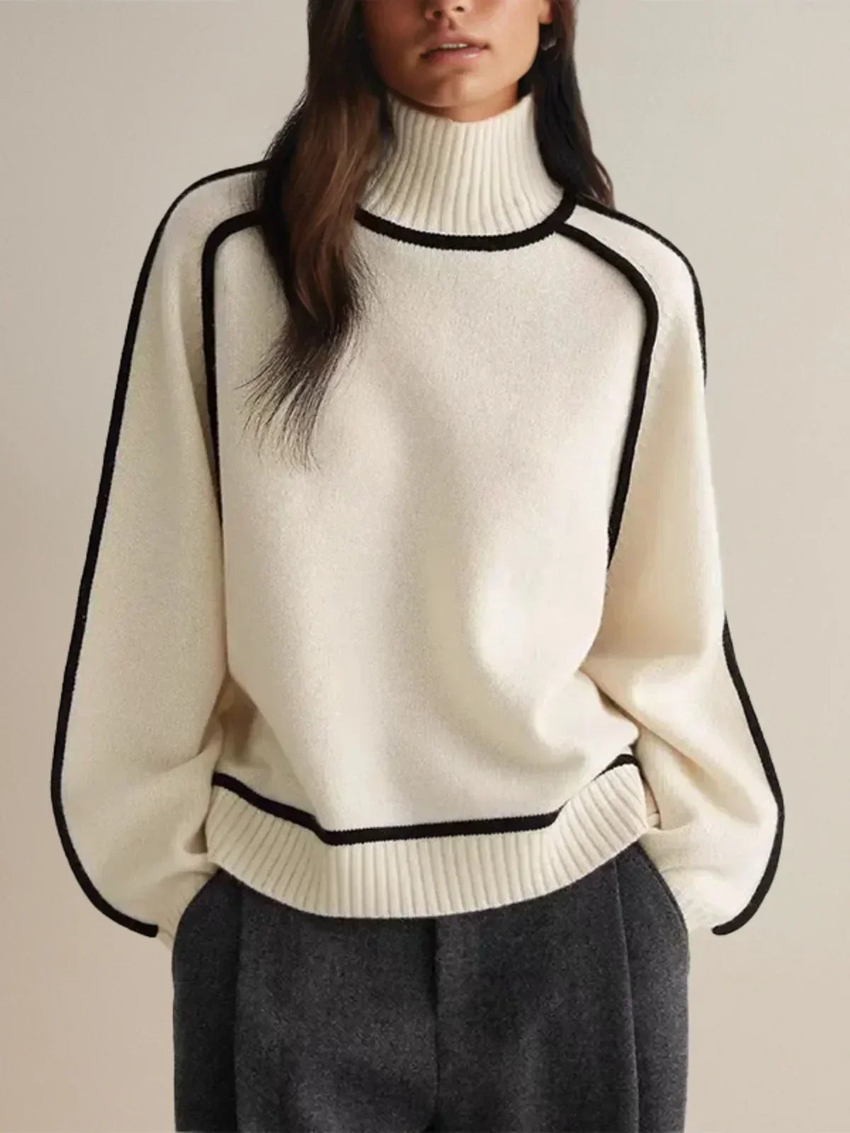 Donna | Elegantní rolákový svetr