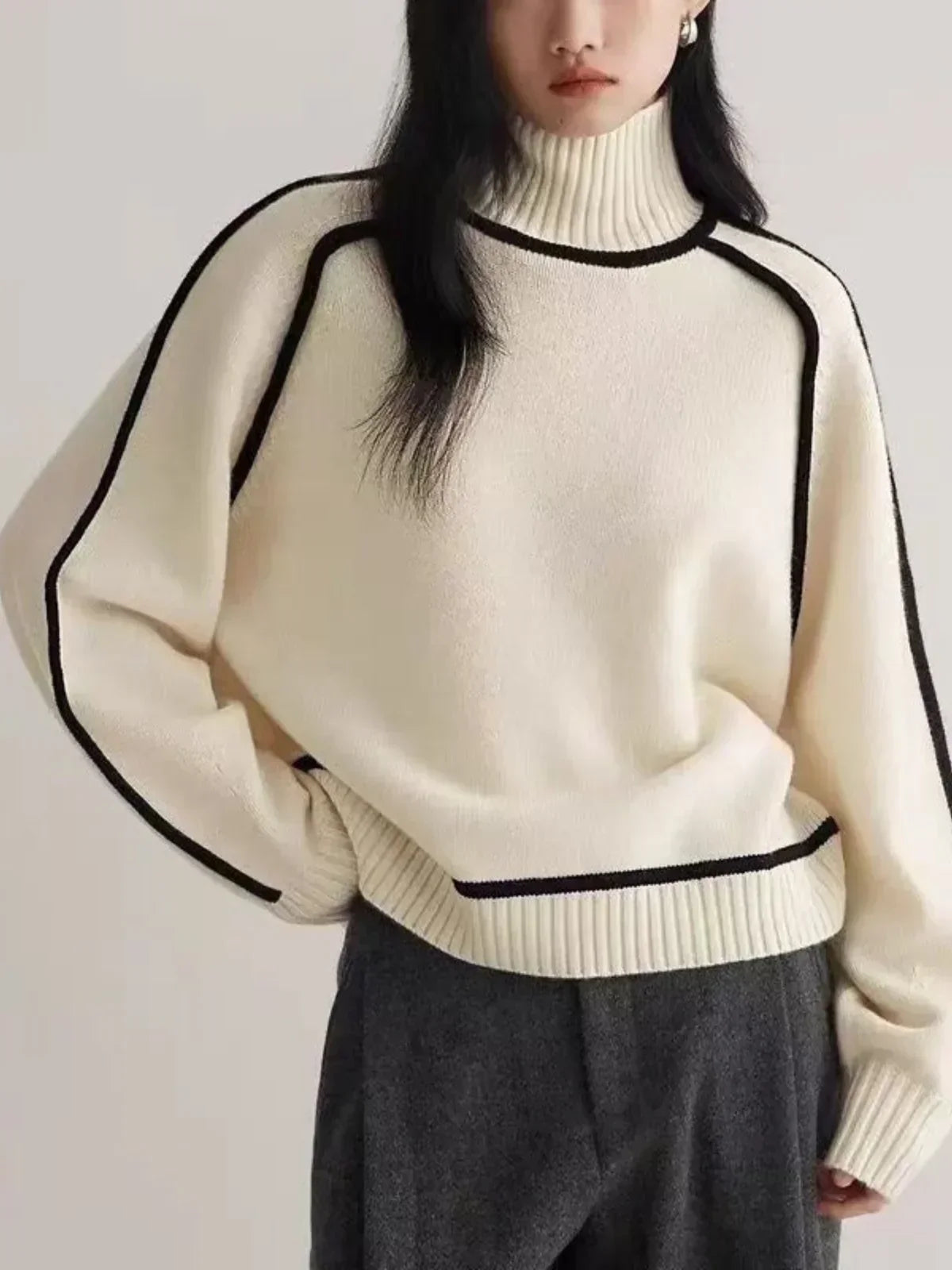 Donna | Elegantní rolákový svetr