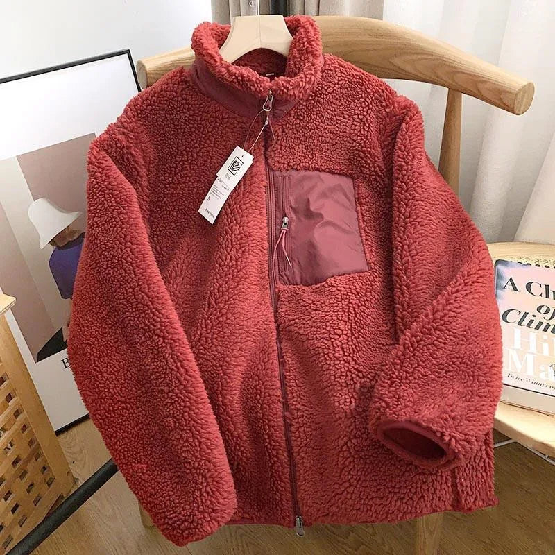 Chaqueta de invierno suave para mujer, ligera, cálida y lujosa