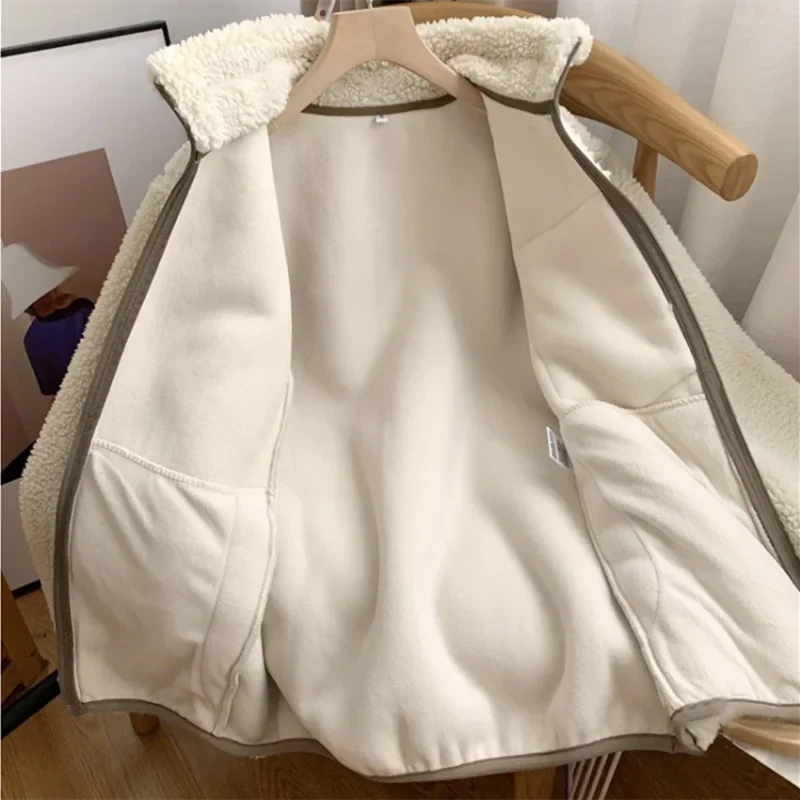 Chaqueta de invierno suave para mujer, ligera, cálida y lujosa