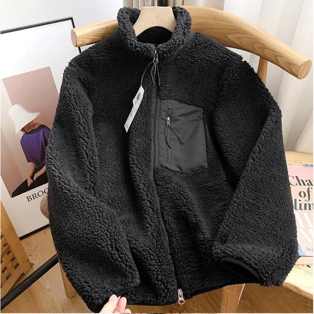 Chaqueta de invierno suave para mujer, ligera, cálida y lujosa