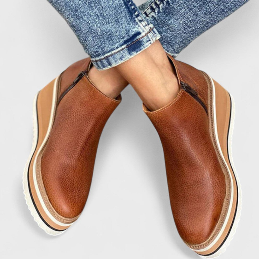 Zapatos impermeables sin cordones para mujer