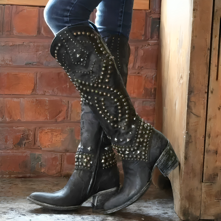 Addison | Botas occidentales hasta la rodilla